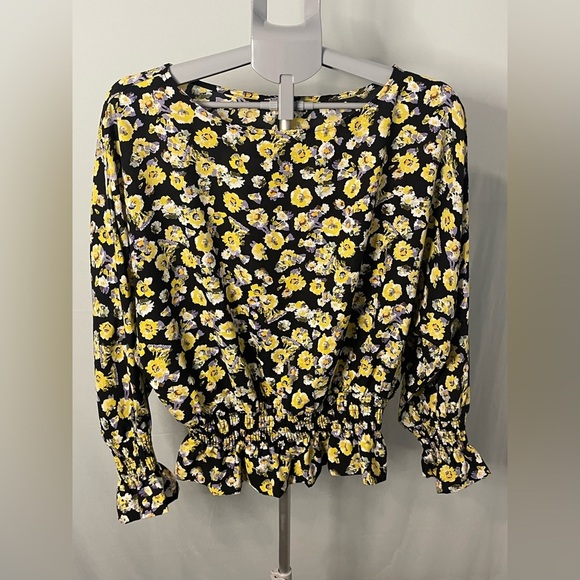 Anthropologie Azelhazel size large‎ floral long sleeve top - Picture 1 of 8